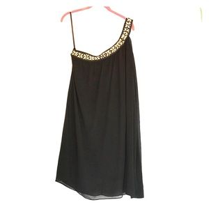Ever Pretty Dress, Black, One Shoulder
